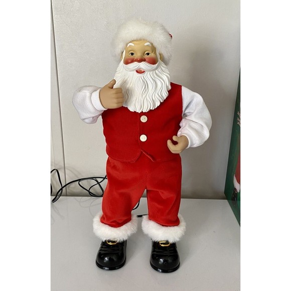 Vintage Animated Dancing Singing Santa 1999 Santa Musical Christmas Tested Works - Picture 3 of 11